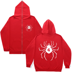 Sweats à capuche et sweat-shirt intérieur en molleton unisexe avec fermeture à glissière intégrale Sweat à capuche chaud pour hommes et femmes - Product Image 5