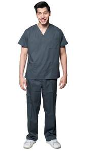 Blouses d'hôpital pour hommes | Blouses médicales en coton Polyester de qualité supérieure pour soins infirmiers Logo personnalisé - Product Image 4