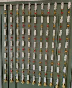 Mogra สายดอกมะลิปอมปอมระฆังสตริง nikah พาร์ทิชันมุสลิมตกแต่งฉากหลังงานแต่งงานเทรนด์ตกแต่งเทศกาลปาร์ตี้ - Product Image 1