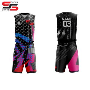 Diseño personalizado impreso camisetas de baloncesto BSCI ropa deportiva de baloncesto sublimación al por mayor ropa de equipo uniforme de baloncesto - Product Image 1