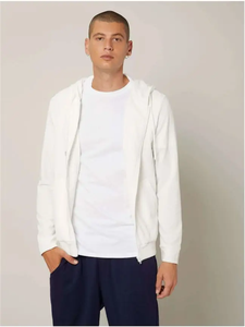 2025 pull pour hommes 100% coton surdimensionné de haute qualité Logo personnalisé couleur blanche avec sweat à capuche d'impression personnalisée pour unisexe - Product Image 5