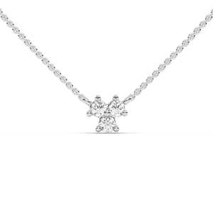 Collier Trio en Diamant Naturel Moderne 0,15 CT pour Femmes Bijoux Fins Minimalistes Élégant Étincelant et Brillant pour un Usage Quotidien et les Occasions - Product Image 1