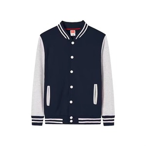 Men's Letterman Varsity Bomber Jacket Baseball Uniform Front Lapel Collar Winter Sportswear Featuring Button - Product Image 2