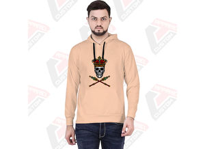 Sweat à capuche ultra confortable pour homme, 100% coton, doux et écologique, idéal pour l'hiver, avec design brodé et impression numérique - Product Image 2