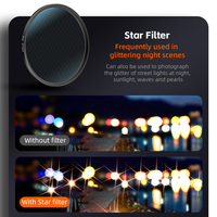 Anneau adaptateur de filtre magnétique GiAi 67 mm pour coque iPhone 15 Pro Max, filtre ND UV Star Lens Black Mist pour photographie mobile