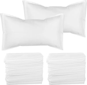 100pcs disposable Beauty salon sheets non-woven <b>massage</b> bedside <b>pillow</b> cover - Product Image 1