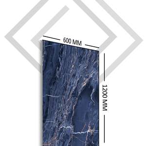 Matériau de construction de conception moderne couleur bleue océan comme des carreaux de porcelaine design brillant 60x120 CM 24x48 certifié CE indien - Product Image 1