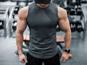 <b>Top</b> Quality Bestselling Trending <b>White</b> Blank Gym Fitness <b>tank</b> <b>Top</b> Men High Quality Undershirt for Sale - Product Image 5