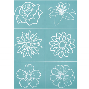 Khuôn Tô In Tự Dính Khuôn Tô Lụa Hoa Để Vẽ Trên Tường Áo Thun Vải Gỗ - Product Image 1