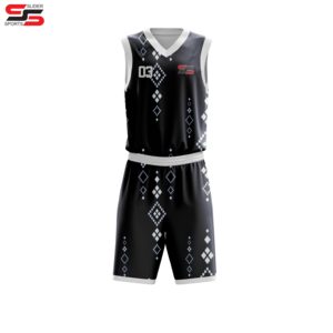 Sublimación personalizada camiseta de baloncesto bajo MOQ equipo uniforme conjunto chico traje de baloncesto desgaste uniformes de baloncesto - Product Image 1