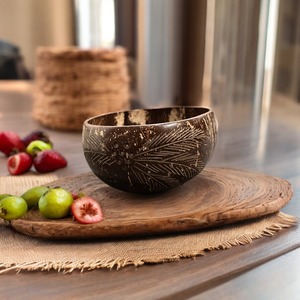 Bulk supply natural <b>coconut</b> <b>shell</b> bowls eco-friendly dinnerware coco bowl sets custom logo & packaging upon request - Product Image 5