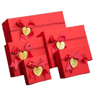 Popular style custom gift box men birthday christmas luxury box with lid gift jewelry package box