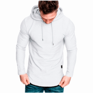 MRMT 2024 hommes couleur unie à capuche décontracté sport à manches longues T-Shirt pull tout nouveau hommes sweats à capuche sweats hauts - Product Image 4