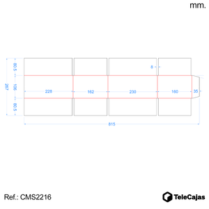 Caja de Cartón Pequeña 228x160x102 mm con Solapas Resistentes para Envíos Postales Color Marrón - Product Image 6