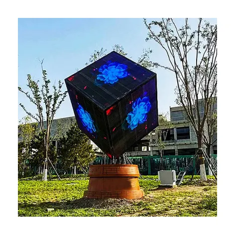 Wifi 4G Restaurant Pub 5 Faces Magic Cube Display Smart Phone Control LED Screen Cube Fast Pattern Change