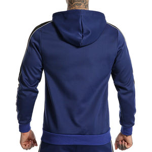 Men's Autumn Fitness Hoodie Outdoor Sport Casual Hooded Sweatshirt 100% Cotton Quick Dry Eco-Friendly - Product Image 4