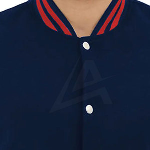 เสื้อแจ็กเก็ตแบบมีตัวอักษรสำหรับผู้ชายผ้าขนแกะที่มีน้ำหนักเบา Qui แบบสั่งทำสำหรับฤดูใบไม้ร่วงฤดูหนาว - Product Image 5