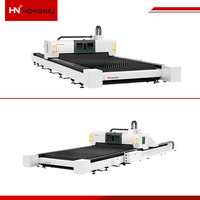 Machine de découpe laser à fibre industrielle CNC automatique 1500W-20000W à refroidissement par eau pour le traitement des tôles en acier inoxydable, laiton et métaux
