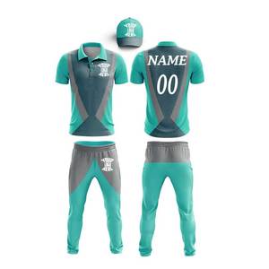 OEM Custom Full Sleeve <b>Cricket</b> Uniform Kit Sublimated Shirt and Trousers for Matches for Customised <b>Cricket</b> Match Wear - Product Image 2