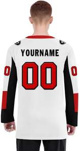 Jersey de Hockey Personalizado Premium |   Ropa de Equipo de Hockey sobre Hielo |   Ropa Deportiva Sublimada OEM, Uniforme de Equipo Personalizado Sublimado - Product Image 6