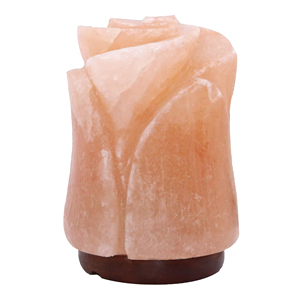 โคมไฟเกลือหิมาลายันพรีเมี่ยมงานหัตถกรรมจากธรรมชาติรูปทรงดอกไม้ - Product Image 5