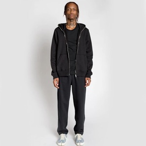 Hot Selling Custom Logo Full Face <b>Zip</b> <b>up</b> Men's <b>Hoodies</b> Blank 100% Cotton Fleece <b>Black</b> Color Slim Fit Casual Zipper <b>Hoodies</b> - Product Image 2