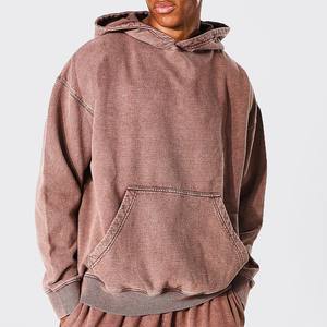 เสื้อฮู้ดดี้ผู้ชายดีไซน์ล่าสุด ล้างสีแบบแอซิด สำหรับฤดูหนาว คุณภาพสูง ผ้าฝ้าย 100% ระบายอากาศได้ดี เป็นมิตรกับสิ่งแวดล้อม สวมใส่สบาย ขายดี ราคาสมเหตุสมผล - Product Image 4