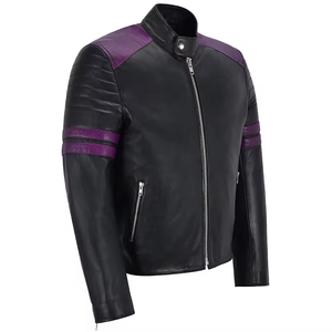 Veste en cuir de vachette souple et respirante pour homme, de haute qualité, sur mesure, vêtements d'extérieur décontractés et tendance, fabricant OEM en gros - Product Image 6