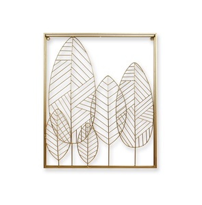 Último diseño Metal pared arte decoración aluminio para sala de estar tamaño personalizado forma colgante Interior para el hogar y el Hotel - Product Image 5