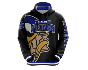 Support Your Favourt Team Sudadera con capucha Ropa deportiva Sublimación Sudaderas con capucha Poliéster Fleece Low Moq Calidad superior Impreso HEBOLDIMPEX - Product Image 5