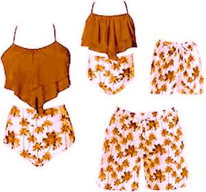 ชุดชายหาดสำหรับครอบครัว,ชุดบิกินี่และชุดว่ายน้ำชุดบิกินี่ชุดสำหรับครอบครัวปรับแต่งได้ผลิตเอง - Product Image 1