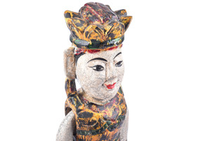 Décoration de maison, prix de gros, Design traditionnel, objets décoratifs, marionnette d'eau en bois de Jackfruit, fée dame du Vietnam - Product Image 3