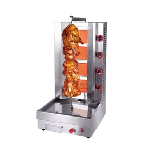<span class=keywords><strong>Parrilla</strong></span> de Gas Profesional para Shawarma, Máquina de Shawarma, Máquina de Doner Kebab a Propano, Asador Vertical con 4 Quemadores para Comida Rápida - Product Image 3