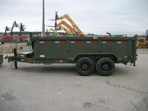 รถดัมพ์เทรลเลอร์4ล้อสำหรับฟาร์มขนาด10ตันสำหรับการเกษตรรับประกัน2ปีขนาด14เมตรความเร็ว60กม./ชม. - Product Image 3