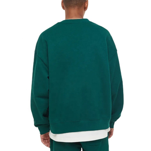 Sudadera de Hombre, Talla Grande, 100% Algodón, Felpa, Lisa, Informal, para Invierno, Estilo Urbano, Suave, para Uso Diario, Diseño Holgado - Product Image 4