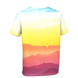 Nouveau T-shirt à sublimation à la mode pour hommes doux et confortable doté de caractéristiques légères à séchage rapide Design imprimé à manches courtes - Product Image 5