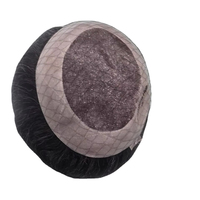 Peluca de Cabello Humano Rizado para Hombre, Base Mono Apolo, Alibaba en Bangladesh, Cabello Remy, Peluca de Cabello Humano, Alibaba Bangladesh
