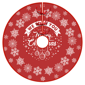 ผ้าคลุมฐานต้นคริสต์มาส ดีไซน์เลื่อมวิบวับ ผลิตจากโรงงาน ขนาดและวัสดุปรับแต่งได้ เป็นมิตรกับสิ่งแวดล้อม เหมาะสำหรับเทศกาลในร่ม - Product Image 4