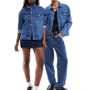 <b>Lightweight</b> Cotton Made Unisex Jeans <b>Jacket</b> Factory Manufacturers Cotton Made Unisex Jeans <b>Jacket</b> For Sale - Product Image 2