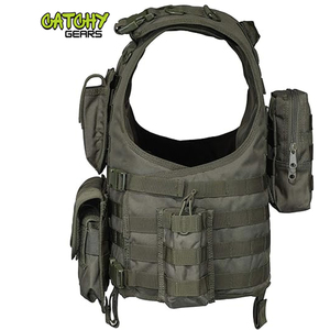 Chine vente en gros gilets tactiques découpés au laser personnalisés gilet de dégagement rapide de transporteur de plaque Molle gilets de protection de Paintball Cs extérieurs - Product Image 2