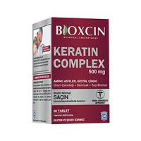 Bioxcin Forte Kératine Complexe Comprimés 60 Pièces | Complément Kératine Acide Hyaluronique Biotine pour Cheveux Forts et Sains