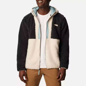 Lightweight <b>Men's</b> <b>Sherpa</b> <b>Hoodie</b> with Zipper Design Best Price Trendy Winter Outfit Solid Pattern Made in Pakistan - Product Image 5