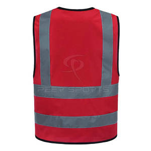 Gilet de sécurité léger et respirant avec fermeture velcro sécurisée Utilisation diurne et nocturne Réfléchissant et lumineux pour une meilleure visibilité - Product Image 2