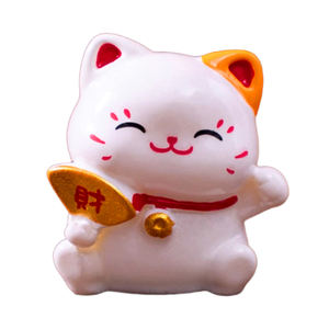 Custom Fiberglass Resin Crafts Lucky <strong>Cat</strong> Miniature Animal Statues Children's Party Car Suspension Decorative <strong>Sculptures</strong> - Product Image 6