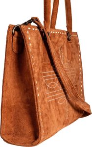 Sac à bandoulière en cuir suédé de qualité supérieure Boot Stich fait à la main en cuir véritable mode occidentale sac en cuir de qualité supérieure - Product Image 2