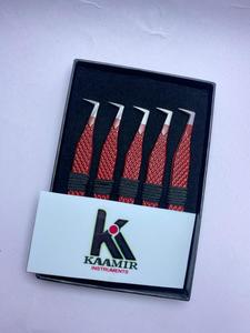 Pinces professionnelles anti-magnétiques en acier inoxydable rose bébé à 90 degrés, poignée confortable, extension de cils, débutants, professionnels, lisses - Product Image 6