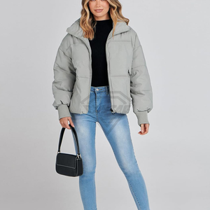Veste matelassée tendance pour femmes, taille moyenne, doudoune d'hiver, manteau chaud matelassé pour adultes, dernier design de doudoune - Product Image 4