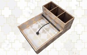 Tovagliolo Kitchpro | Portatovagliolo | 3 <span class=keywords><strong>portaposate</strong></span> divisorio | Portatovaglioli supporto/porta <span class=keywords><strong>carta</strong></span> velina - Product Image 2