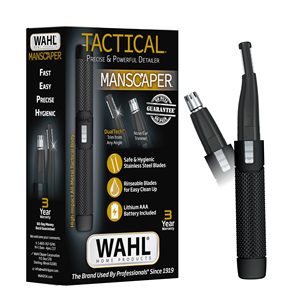 Recortador de Cejas y Vello Nasal 2 en 1 de Doble Cara para Hombre, Modelo 3023805, con Batería de Litio y Construcción Metálica Resistente - Product Image 1