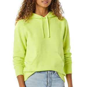 Sweatshirts à capuche oversize pour femmes, en fibre de bambou 100%, streetwear respirant, écologique, logo personnalisé - Product Image 4